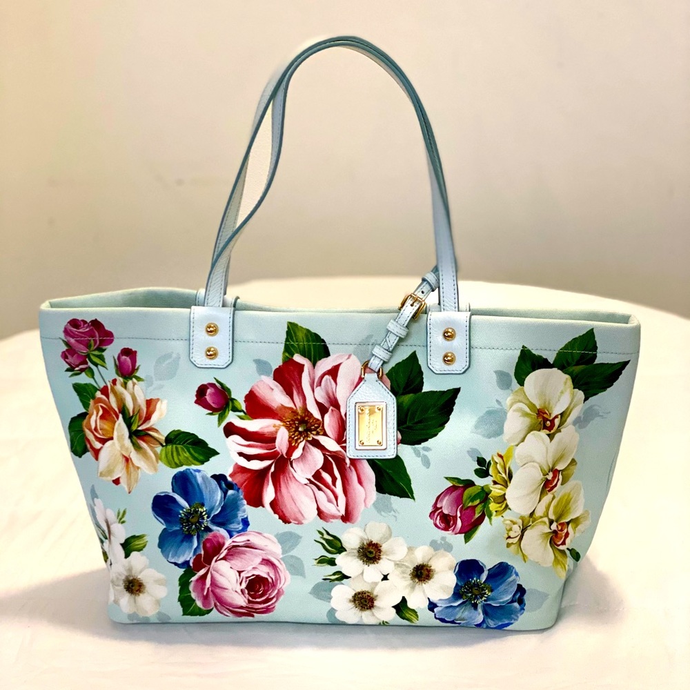 DOLCE & GABBANA - Beatrice Floral Print Large Tote